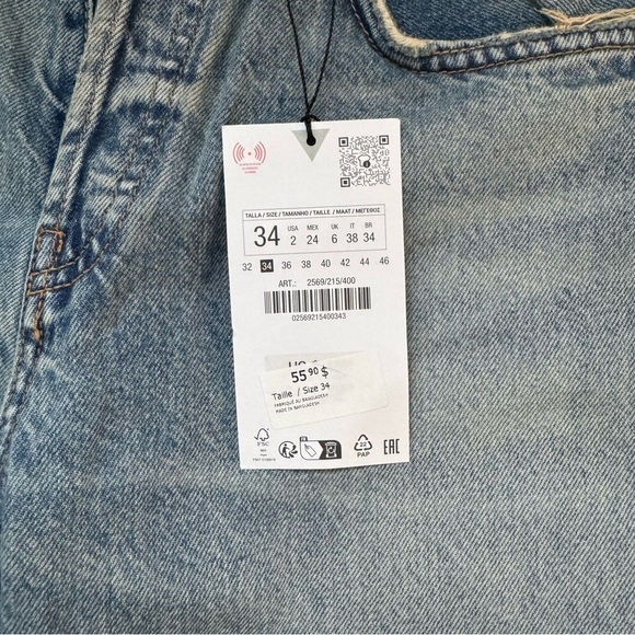 Zara New Straight Fit Women’s Jeans - Picture 5 of 7